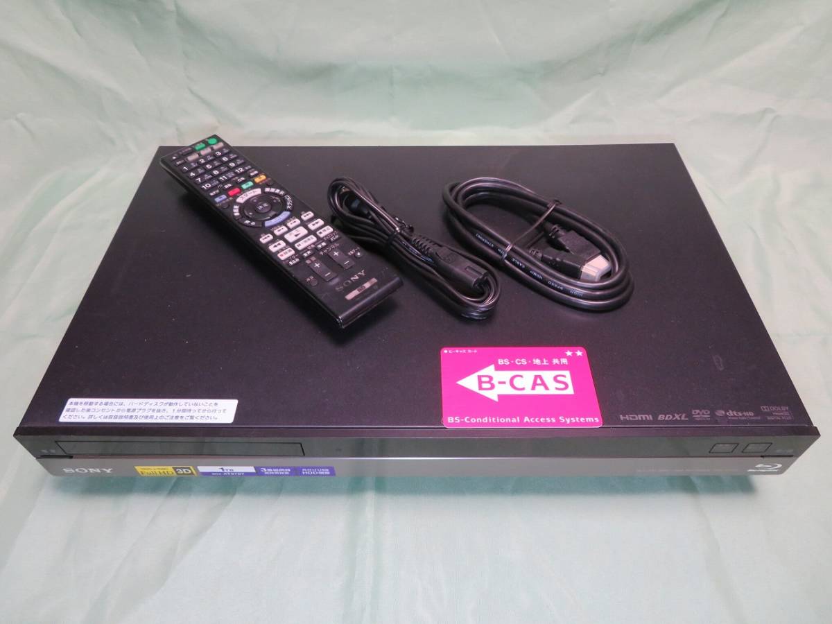 ttg14☆SONY BDZ-AT970T HDD 2TB 換装済 3番組同時録画 ブルーレイ