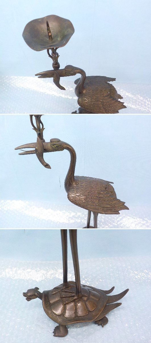 仏具 加州住 瀧本石見 藤原尹治作 古銅三ツ具足 一式 加賀旧家 仏具 加州住 瀧本石見 藤原尹治作 古銅三ツ具足 一式 加賀旧家