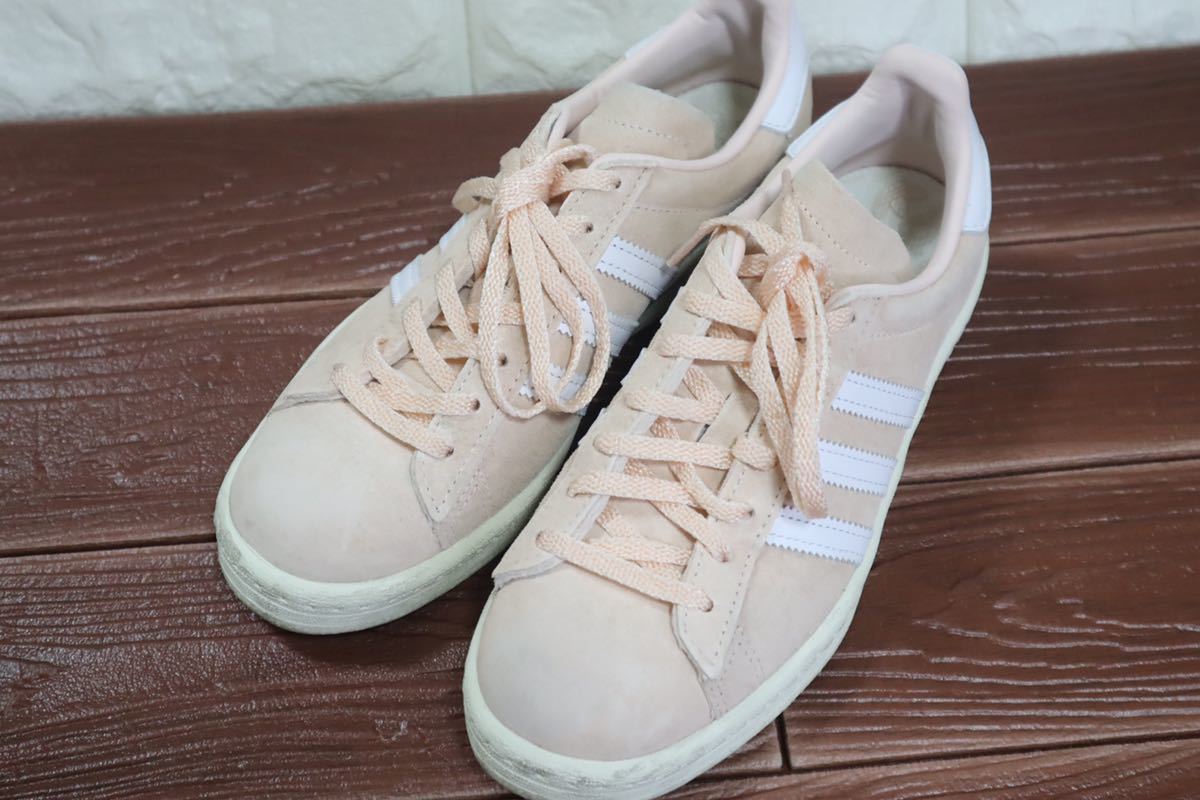 美品 adidas アディダス 23.5㎝　キャンパス　80’S CAMPUS 80’S レディース　スニーカー　スエード　ピンク_画像2