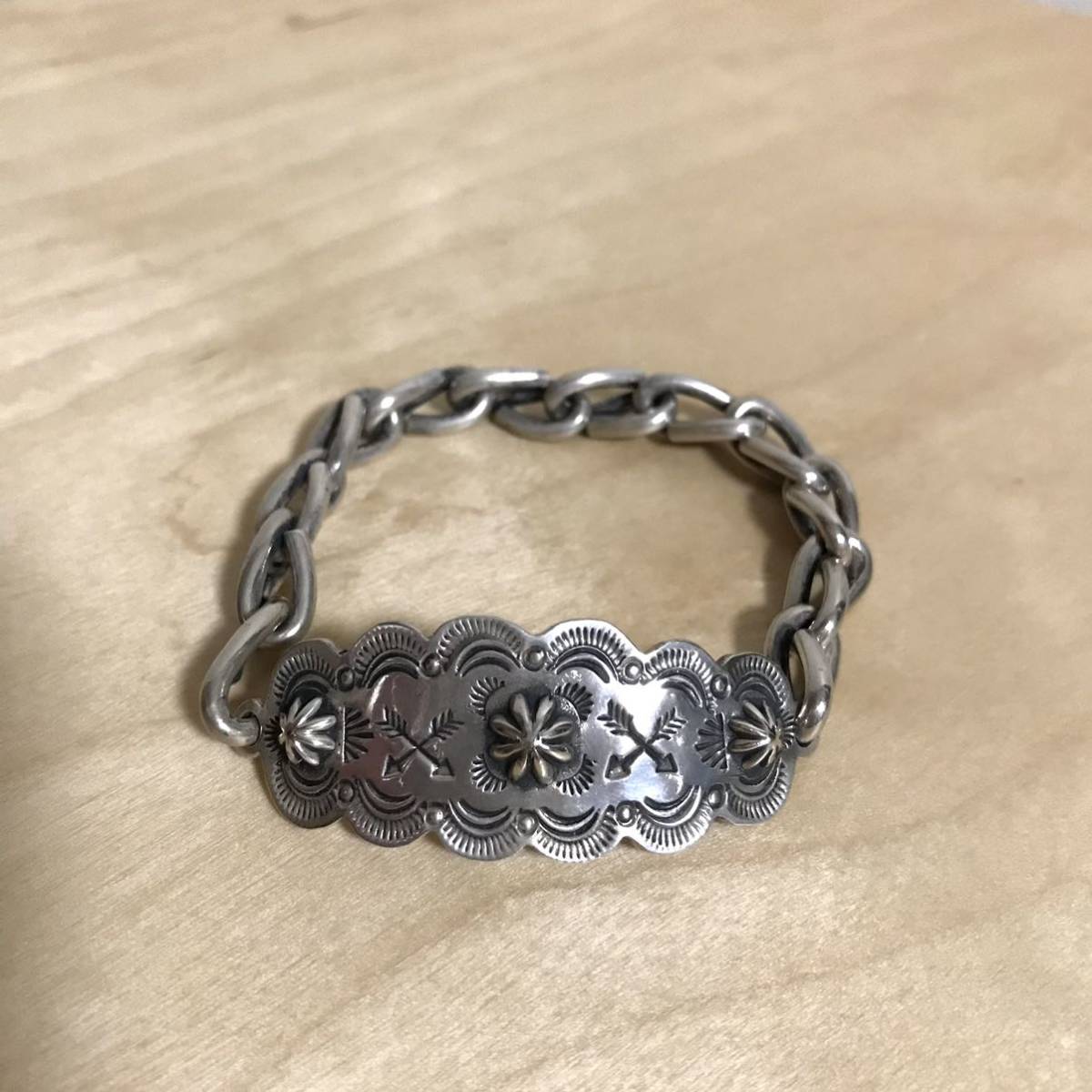 即決【送料無料】希少 LARRY SHELL ラリースミス SHELL CHAIN BRACELET