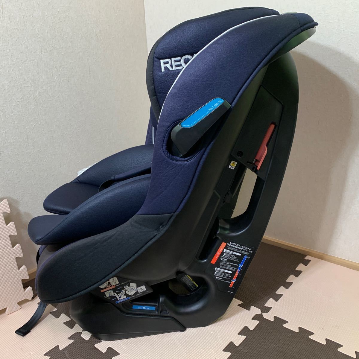 極美品】 RECARO チャイルドシート スタートゼロセブン ネイビー 07