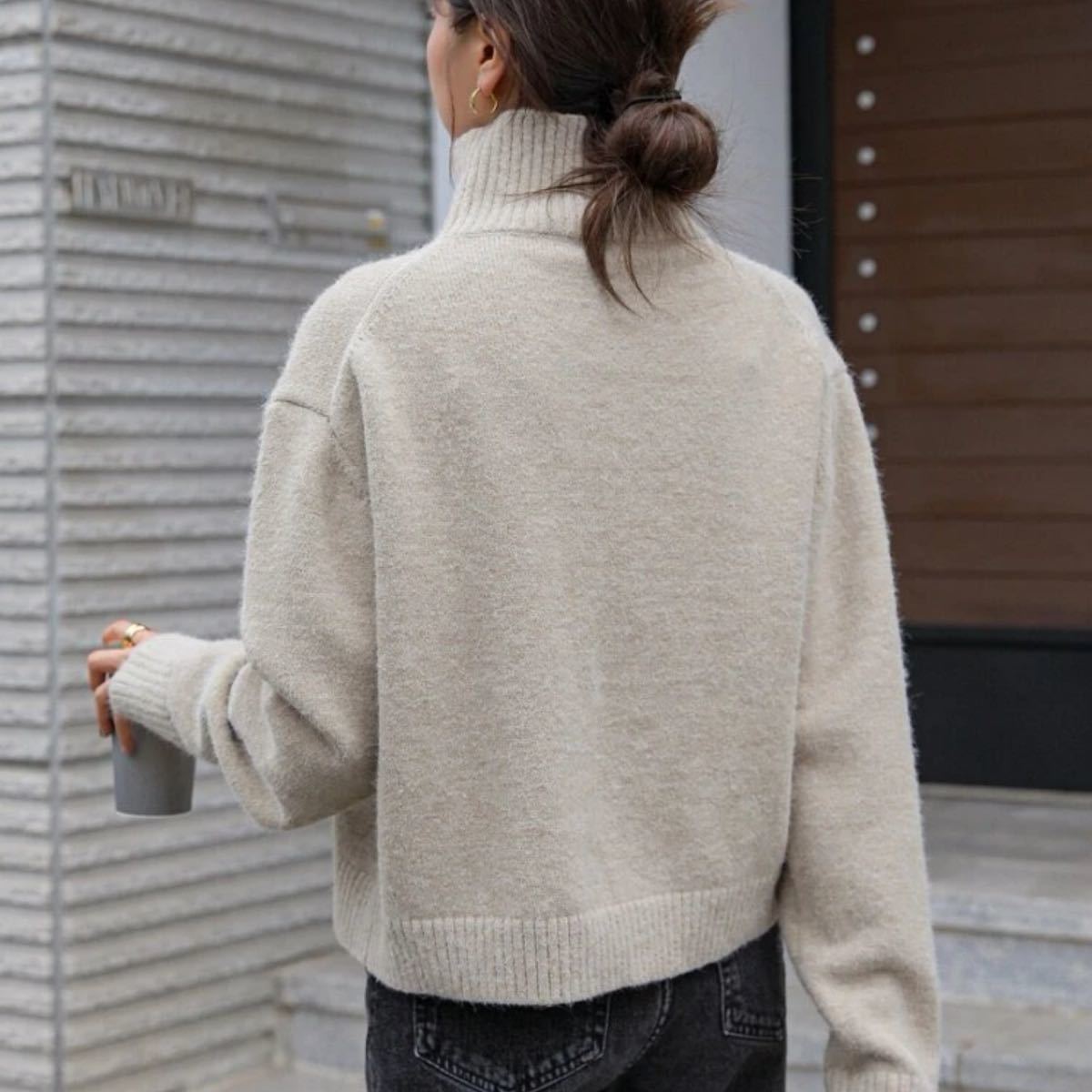 SHEIN タートルネックニット タートルニット ニットセーター SHEIN タートルネックニット タートルニット ニットセーター