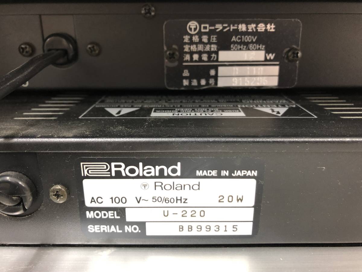 99F7231 Roland U-220 D-110 音源モジュール サウンドモジュール PCM