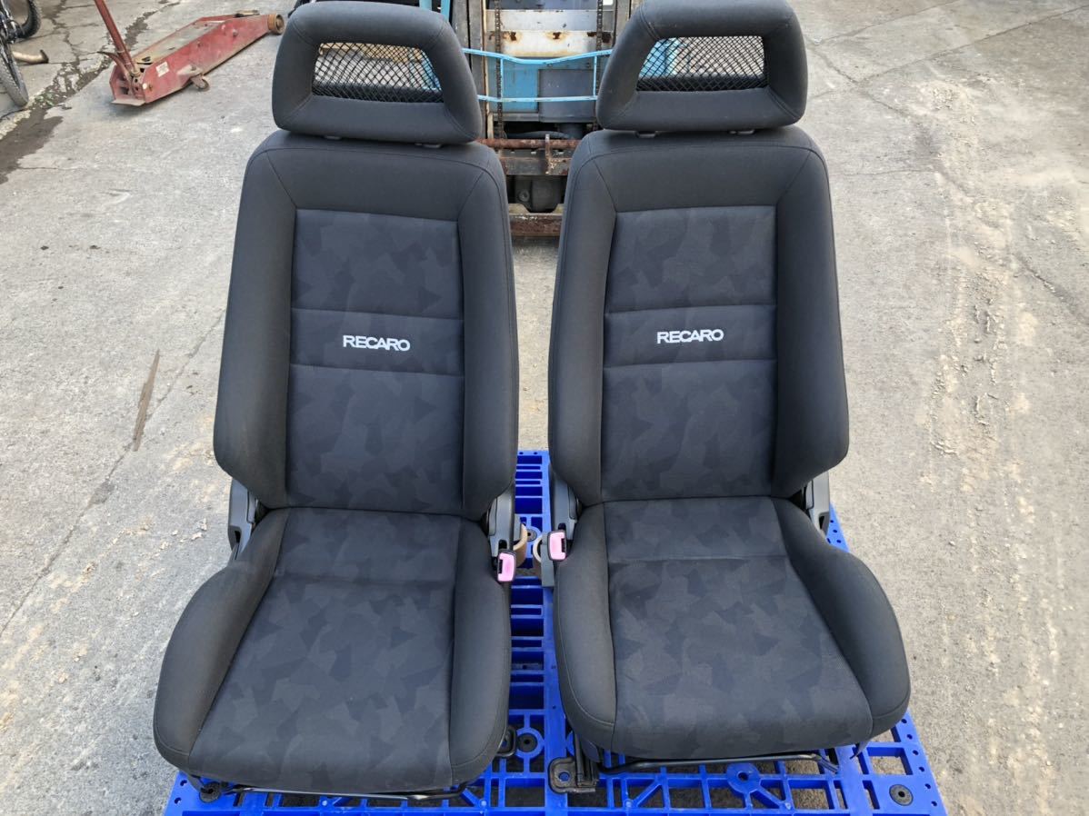 送料安 HN22S Kei ワークス 純正 レカロシート RECARO 運転席 助手席