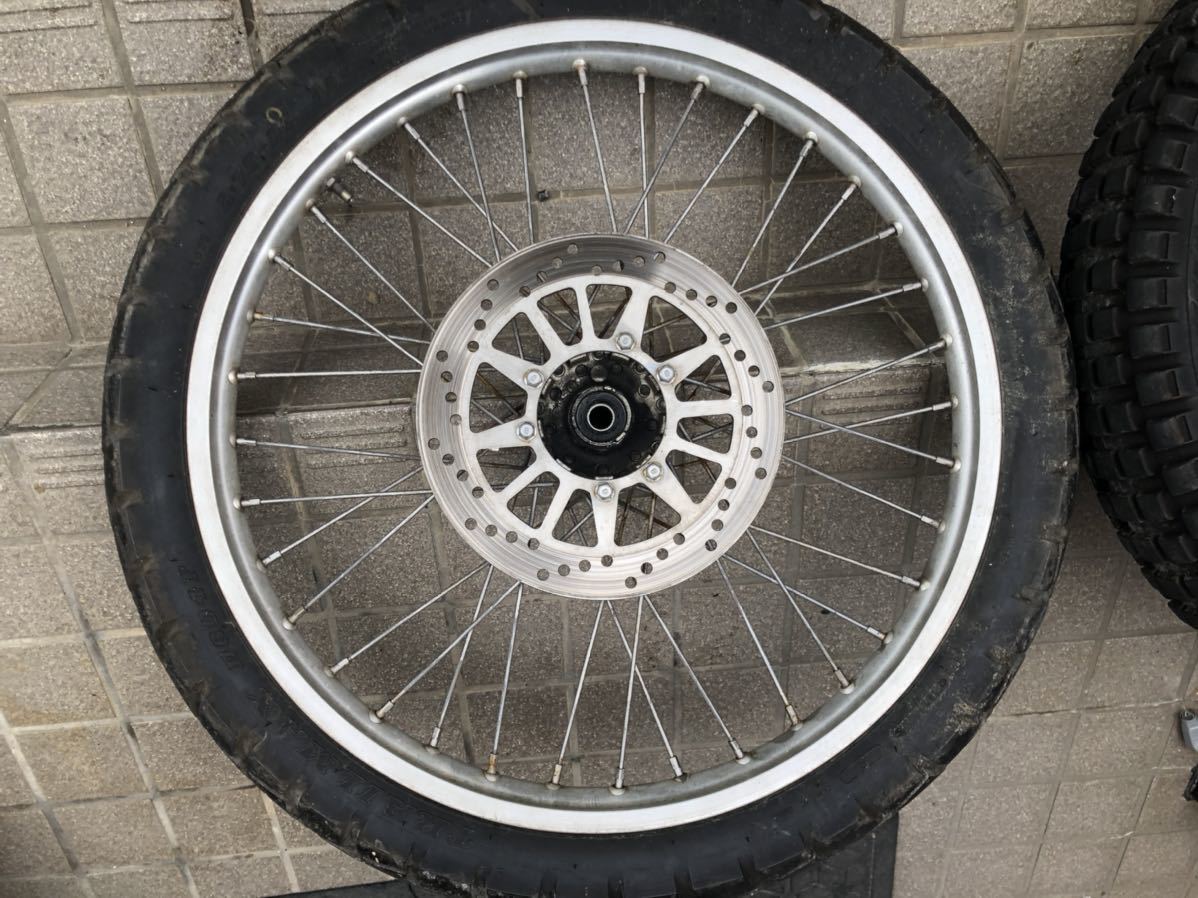セロー250から外しました。ディスクブレーキ ディスク付き セロー225