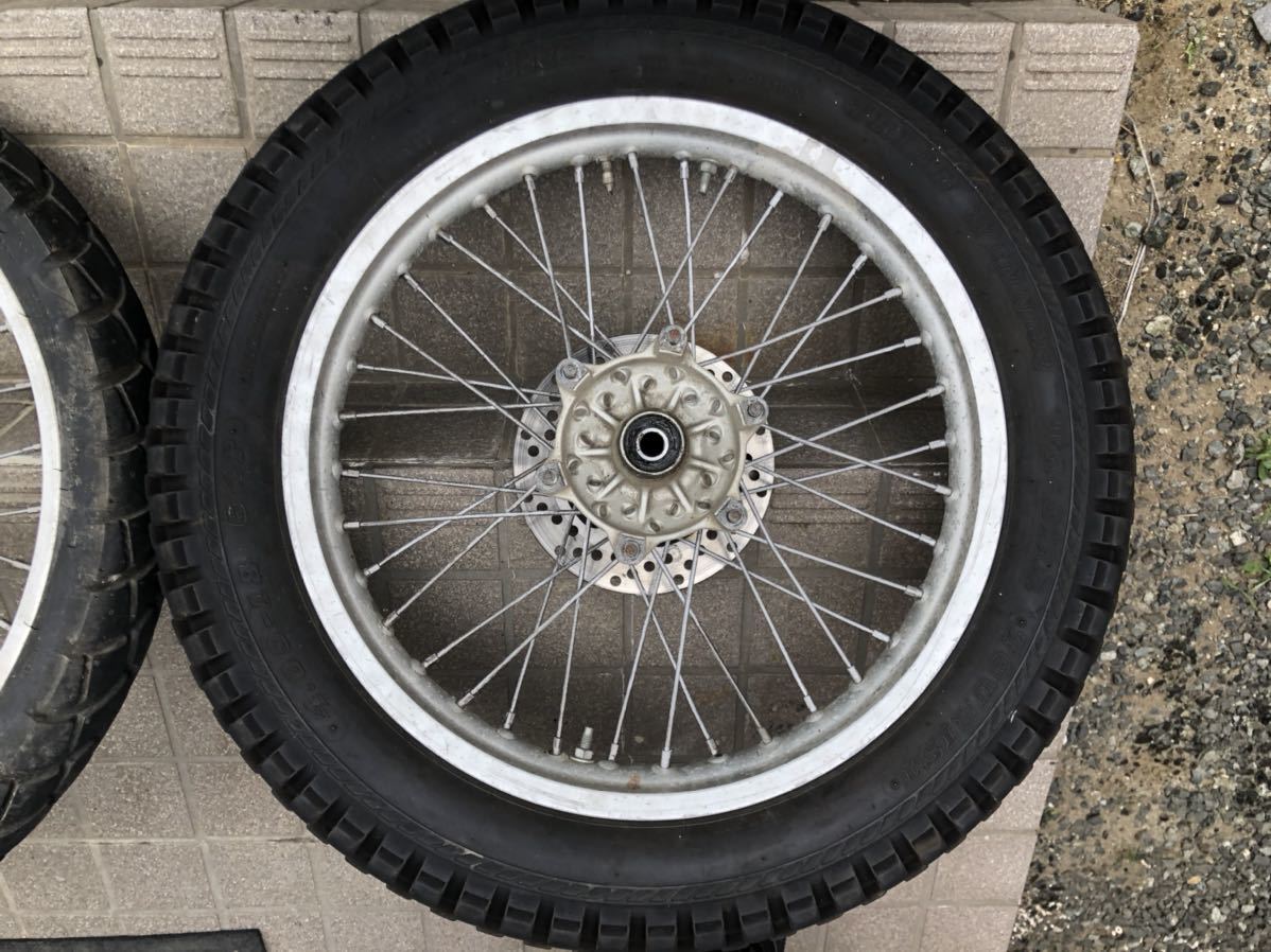セロー250から外しました。ディスクブレーキ ディスク付き セロー225