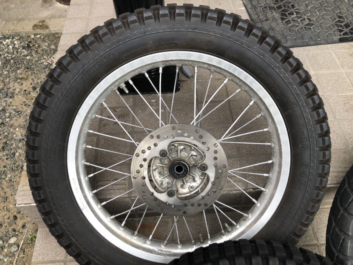 セロー250から外しました。ディスクブレーキ ディスク付き セロー225