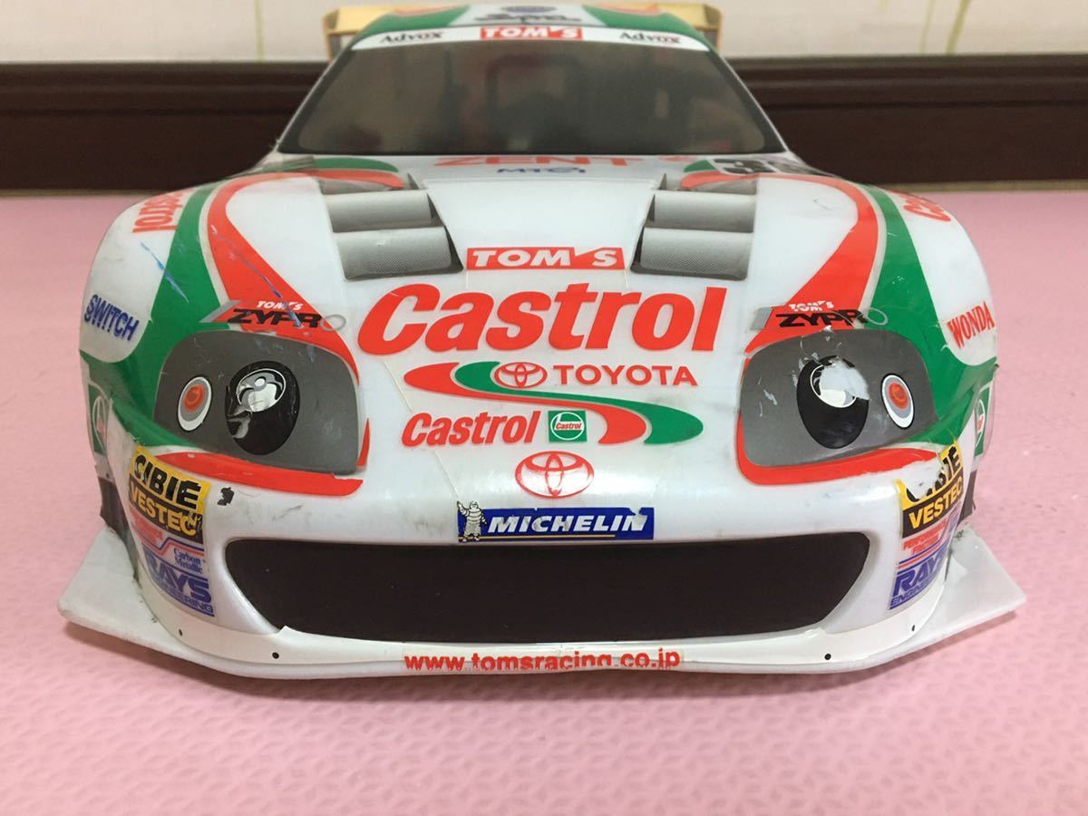 送料無料 1/10 トヨタ スープラ カストロール レーシングカー 送料無料 1/10 トヨタ スープラ カストロール レーシングカー
