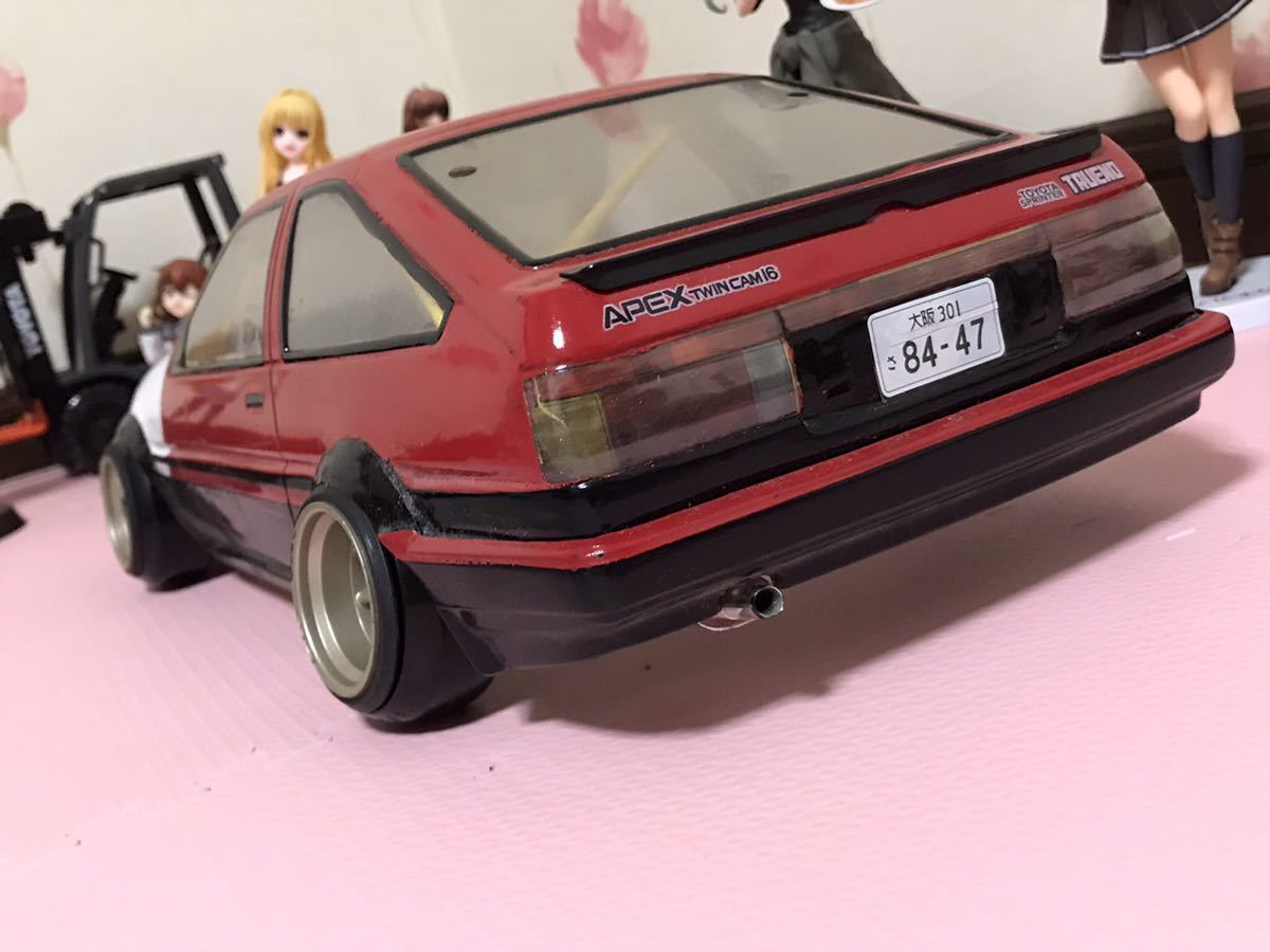 送料無料 1/10 トヨタ AE86 走り屋トレノ 3ドア ラジコンボディ 送料無料 1/10 トヨタ AE86 走り屋トレノ 3ドア ラジコンボディ