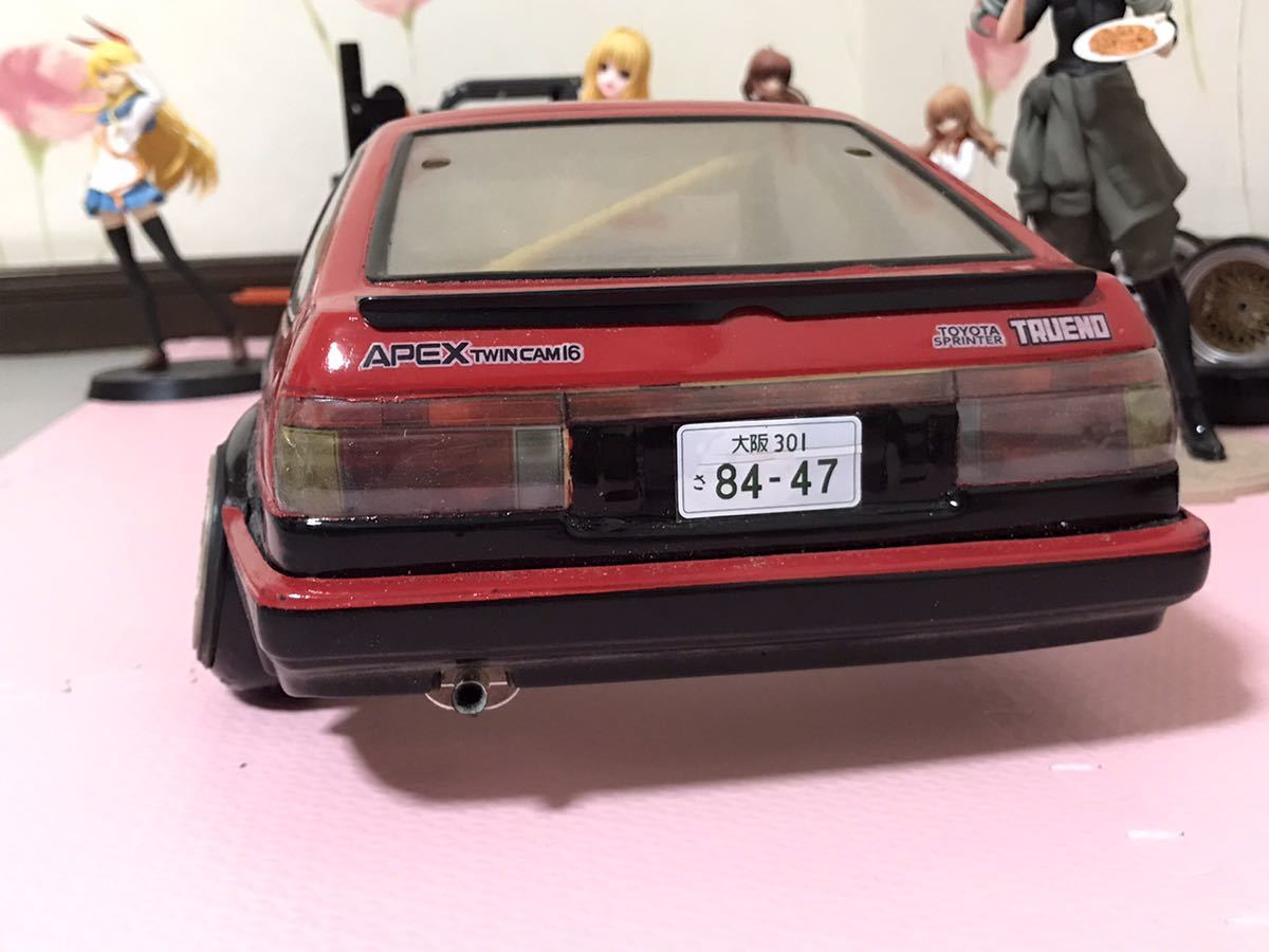送料無料 1/10 トヨタ AE86 走り屋トレノ 3ドア ラジコンボディ 送料無料 1/10 トヨタ AE86 走り屋トレノ 3ドア ラジコンボディ