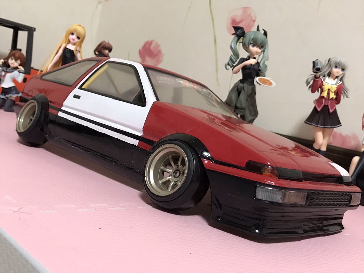 送料無料 1/10 トヨタ AE86 走り屋トレノ 3ドア ラジコンボディ 送料無料 1/10 トヨタ AE86 走り屋トレノ 3ドア ラジコンボディ