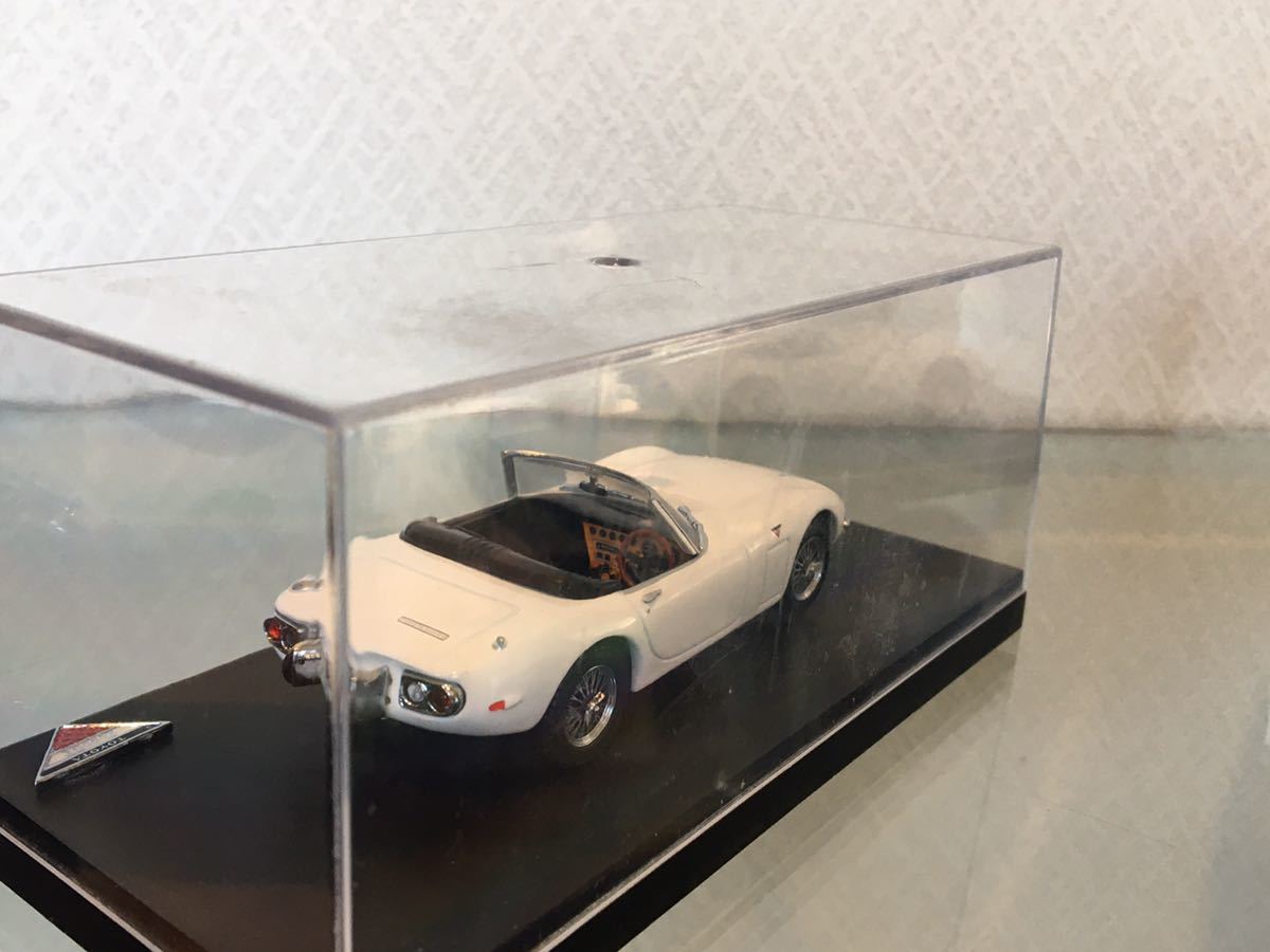 送料無料　1/43 トヨタ 2000GT ミニカーセット　オープンカー　京商 KYOSHO TOYOTA ホワイト 旧車