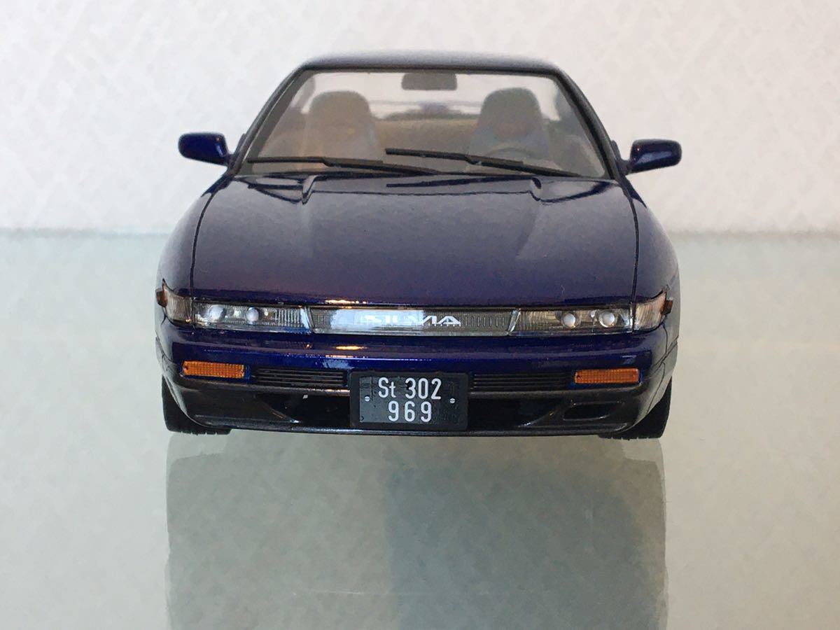 送料無料　1/24 プラモデル　完成品　欧米仕様 日産 シルビア S13 タミヤ TAMIYA NISSAN SILVIA US仕様