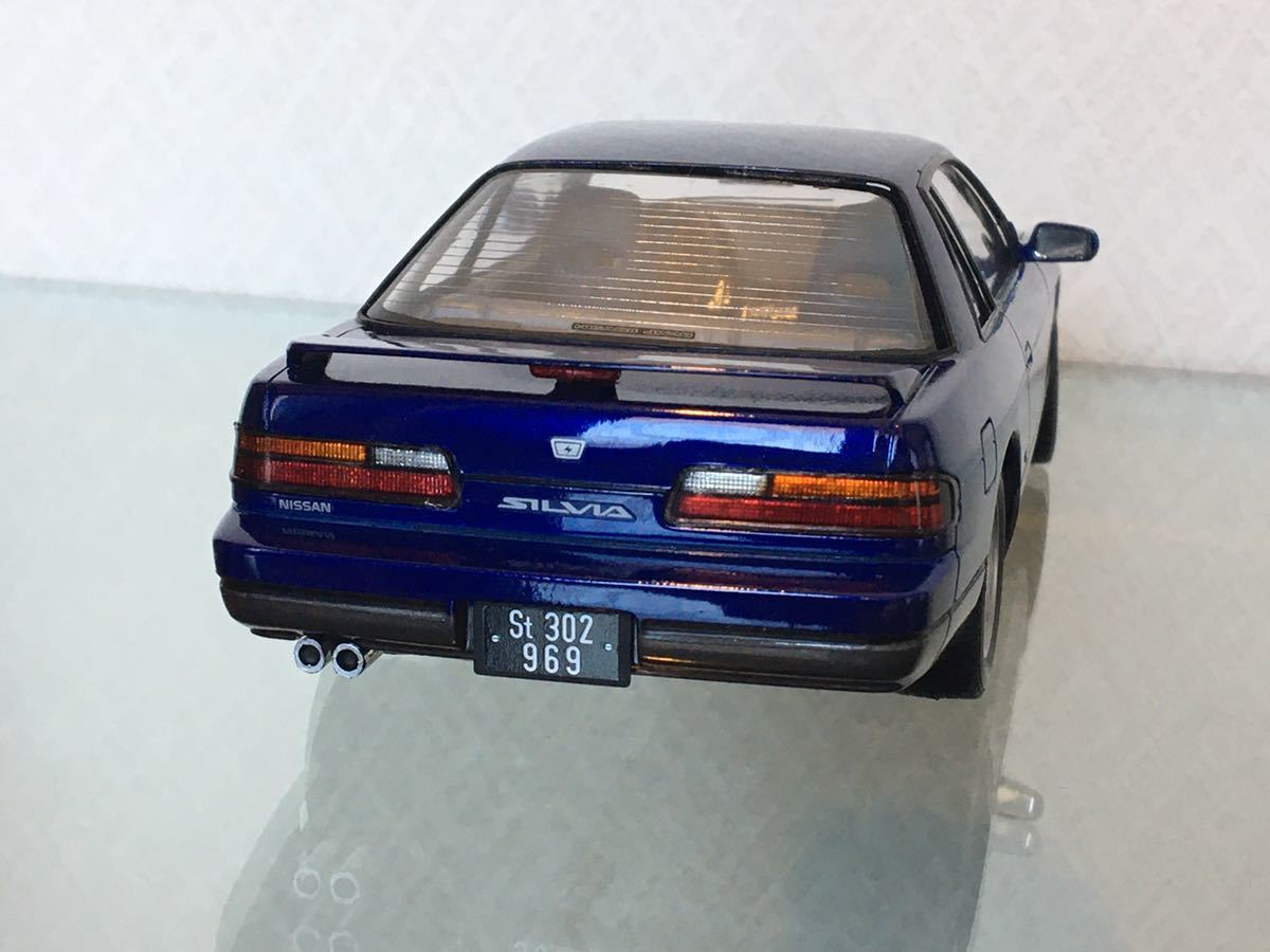 送料無料　1/24 プラモデル　完成品　欧米仕様 日産 シルビア S13 タミヤ TAMIYA NISSAN SILVIA US仕様