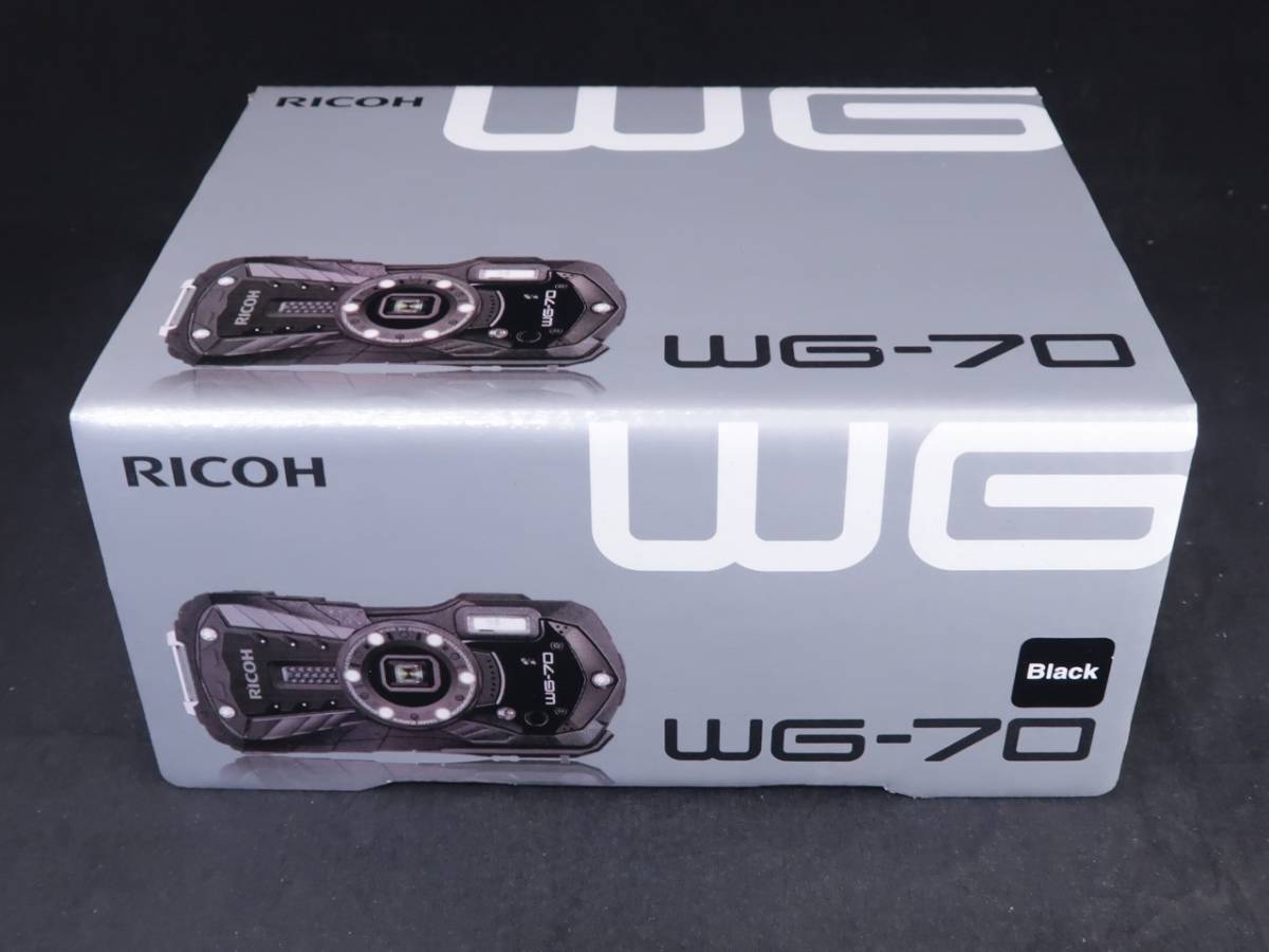 新品未使用 RICOH リコー WG-70 ブラック 本格防水デジタルカメラ 14m