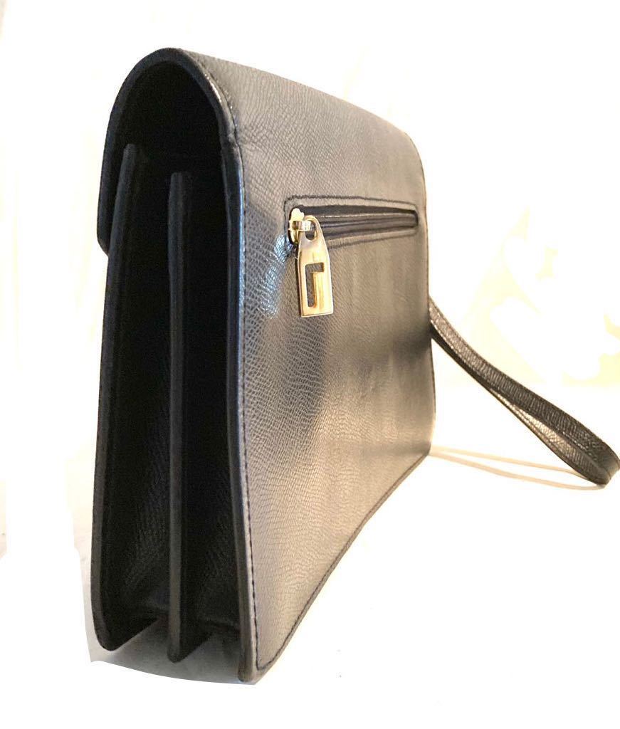 [ beautiful goods ]LANCEL Lancel leather key attaching second bag black as