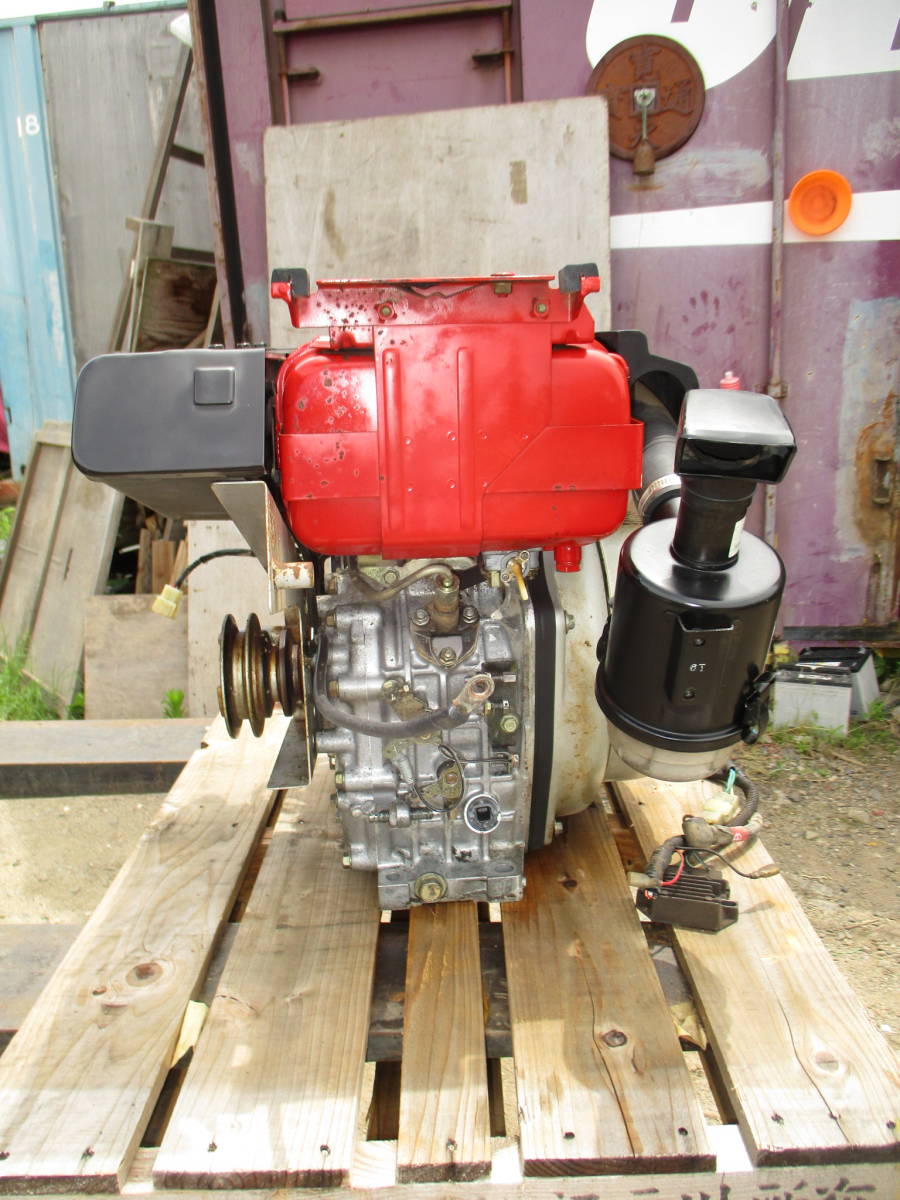 動画あり 松本市発 ヤンマー ディーゼル 発動機 L50 最大5馬力 セル