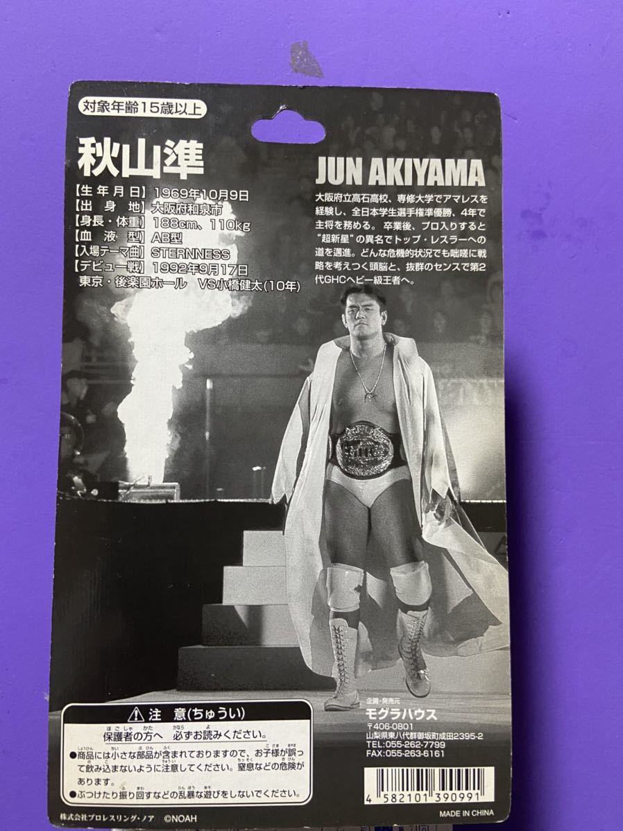 国産】 希少 全日本プロレスNOAH 小橋建太 ブラック フィギュア モグラ