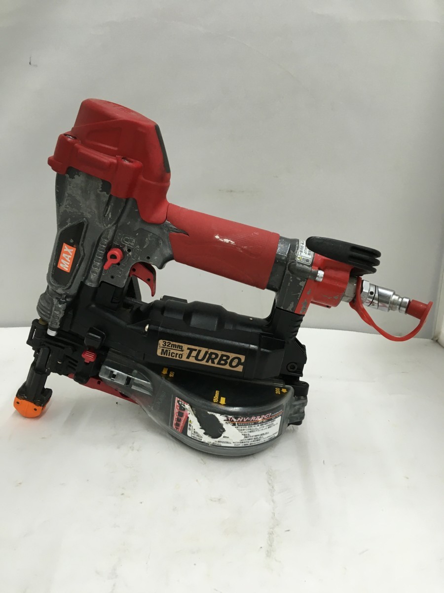⑧ 品 エア工具 マックス MAX 高圧接続ターボドライバ HV-R32G1 ねじ