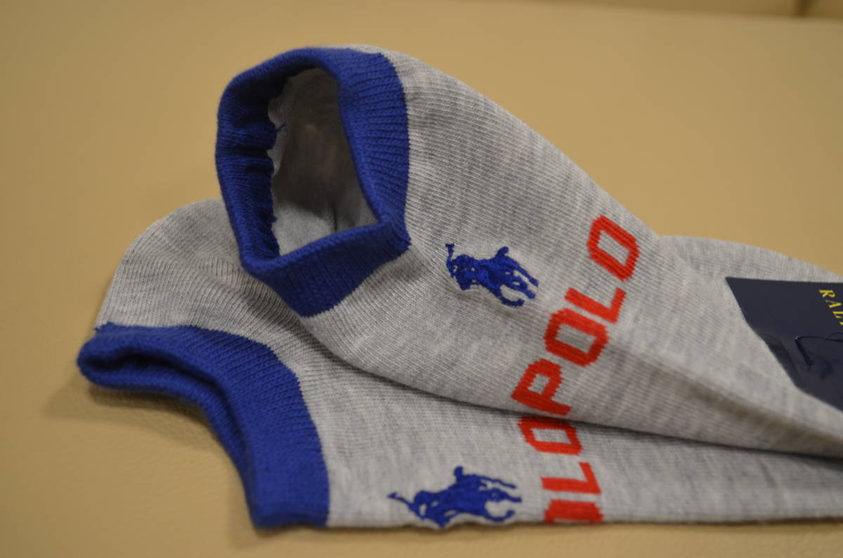 新品　女性　 POLO RALPH LAUREN 　 ポロラルフローレン　綿混ショートソックス　3足セット　日本製　送料無料 _画像6