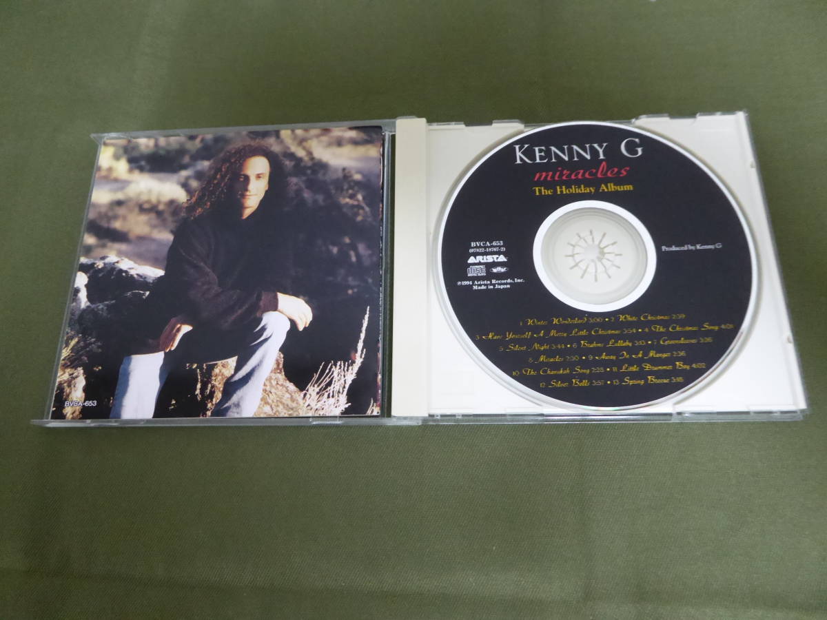 [m8600y c] ケニー・G / ミラクルズ Miracles -The Holiday Album　Kenny G_画像4