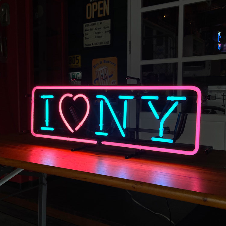 ネオンサイン I LOVE N.Y アイ・ラブ・ニューヨーク 高さ23.5×幅65.5