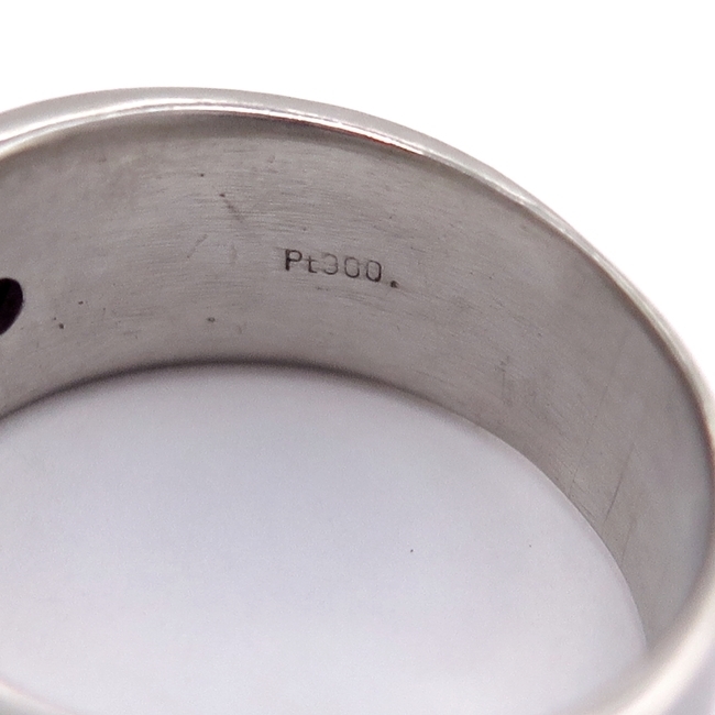 Pt900 プラチナ リング 指輪 ダイヤモンド0.190ct 21号 おしゃれ 普段使い 太め シンプル 【中古】/10024172_画像6