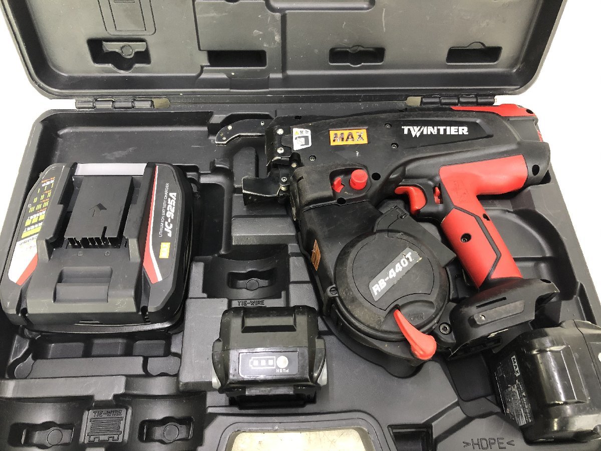 品】☆マックス RB-440T-B2CA/1415A 鉄筋結束機 ツインタイヤ 1.5Ah