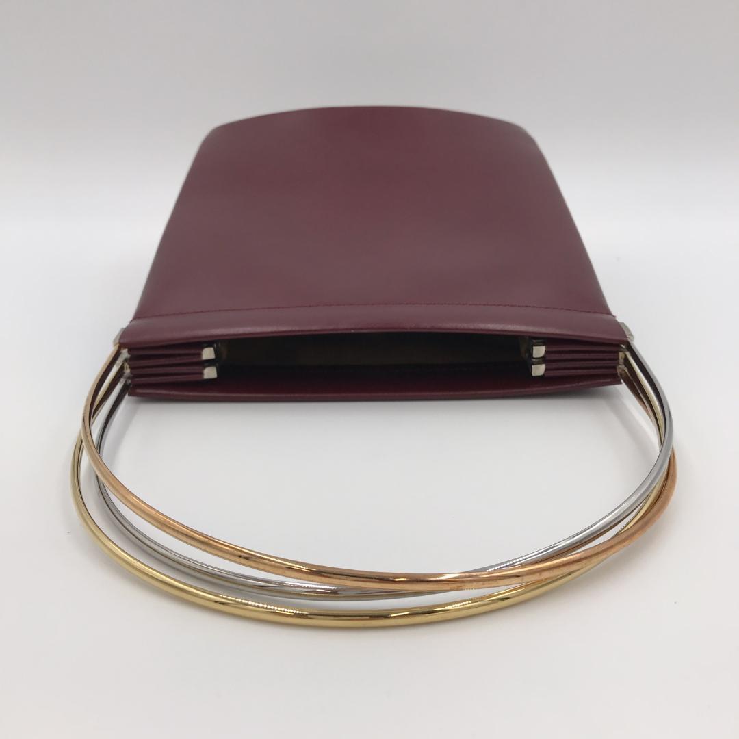 極美品】Cartier カルティエ ハンドバッグ トリニティ マストライン