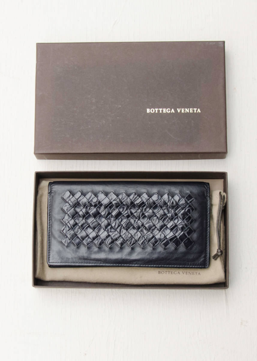 BOTTEGA VENETA ボッテガヴェネタ イントレチャートロングウォレット