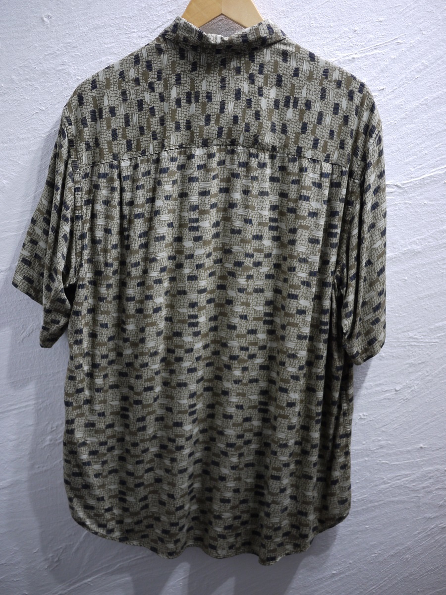 ROUNDTREE&YORKE レーヨンシャツ ボタンシャツ ヴィンテージ Rayon shirt 5197_画像3