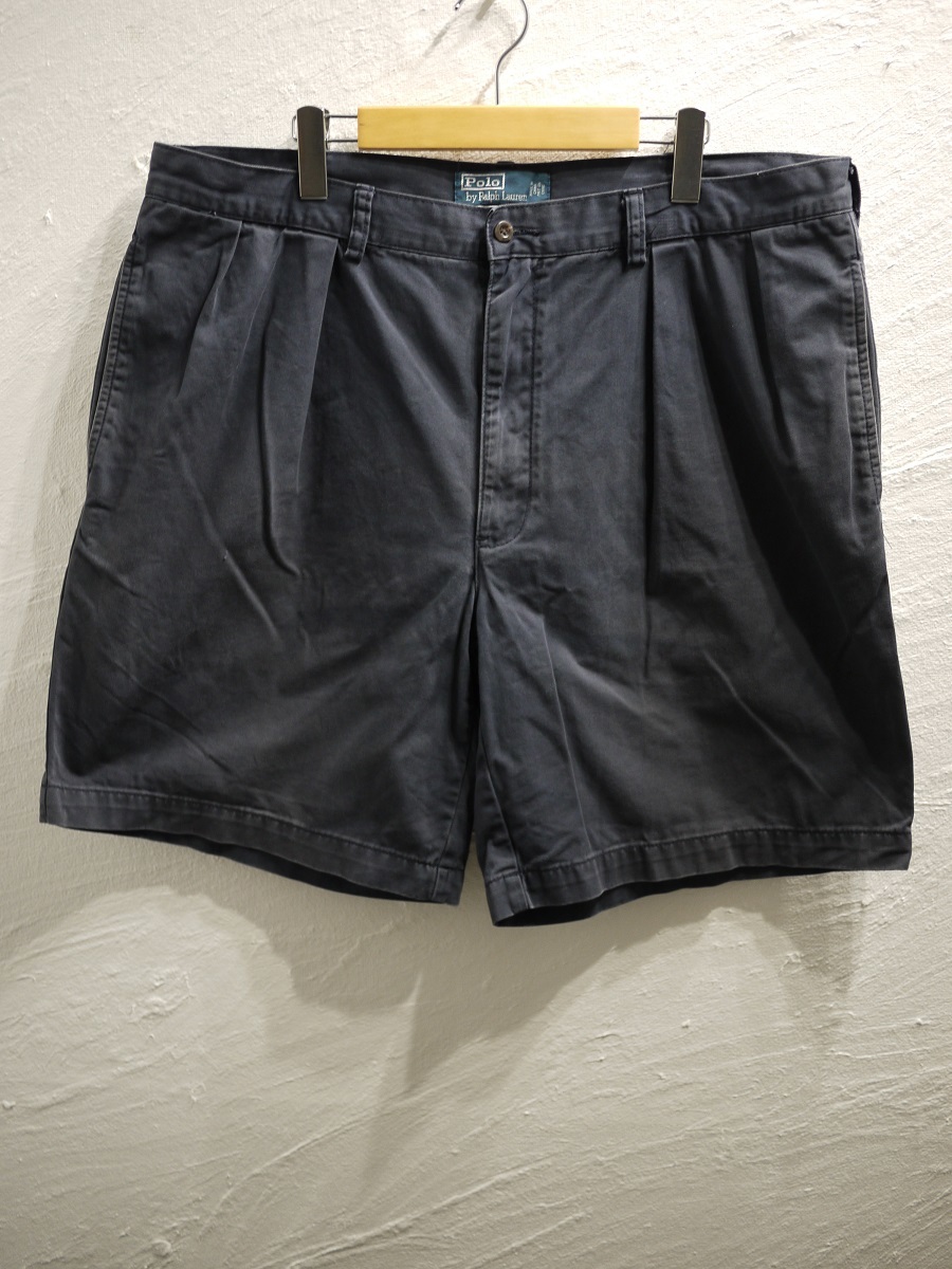 Polo by Ralph Lauren ポロラルフローレン タックショートパンツ ショーツ ワイドパンツ Tuck shorts 5448_画像1