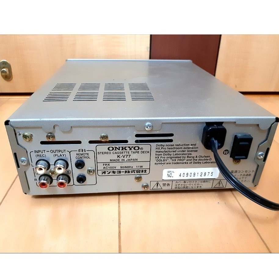 ONKYO K-V77 カセットデッキ
