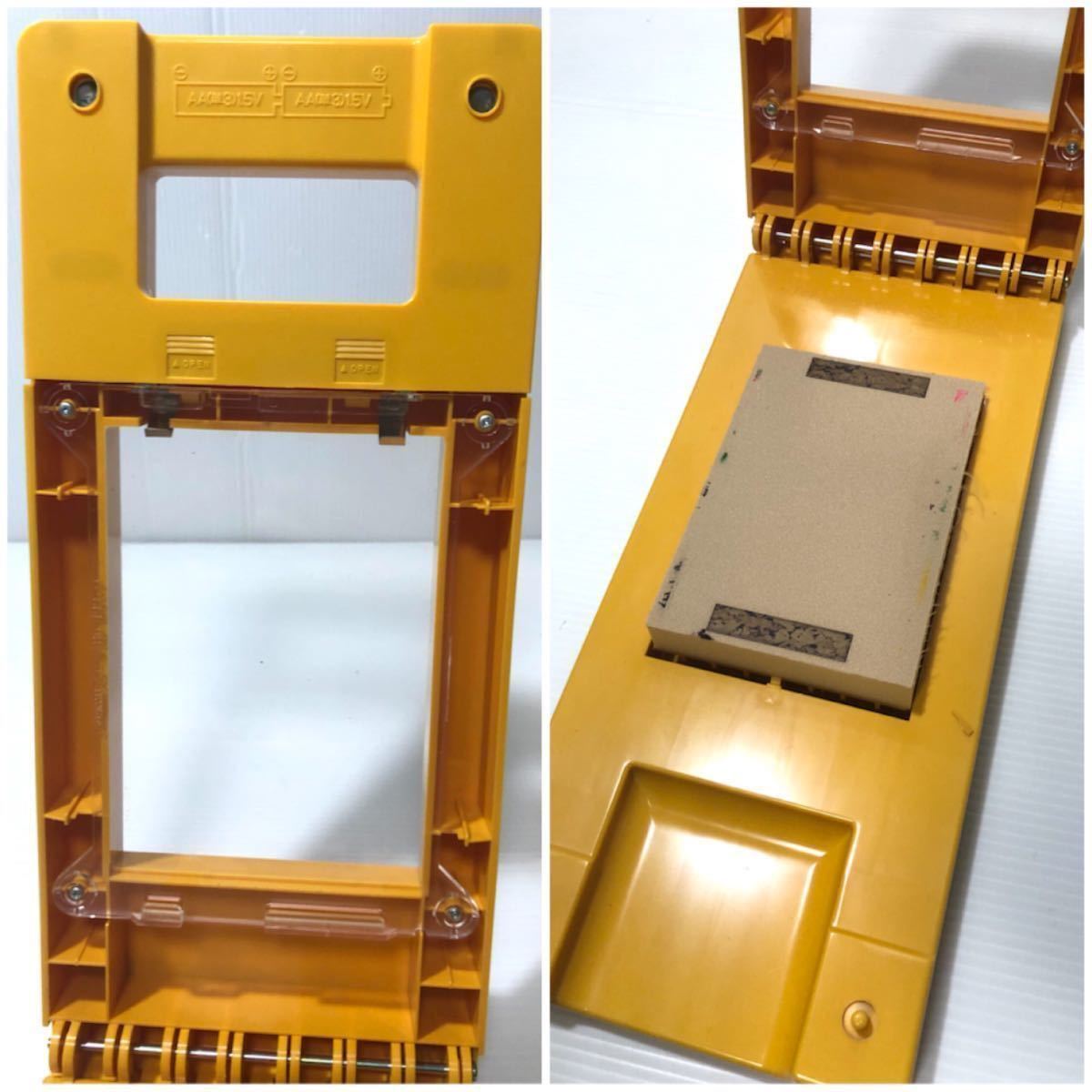 動作未確認【RISO プリントゴッコ B6セット】箱,説明書,ハイメッシュマスター×3枚,ランプ×4個,その他まとめて◆理想科学研究所_プリント土台にインク汚れあります