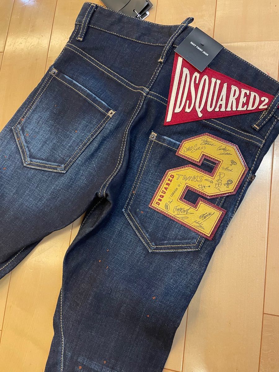 国内正規品 試着のみ DSQUARED2 デニム デカワッペン42 2020 sexy