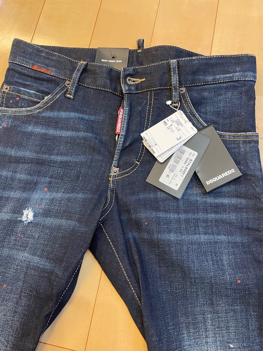 国内正規品 試着のみ DSQUARED2 デニム デカワッペン42 2020 sexy
