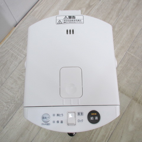 6198PS【未使用】アイリスオーヤマ 電気ポット 2.2L ジャーポット 保温機能 マグネットコード ホワイト IMHD-022-W