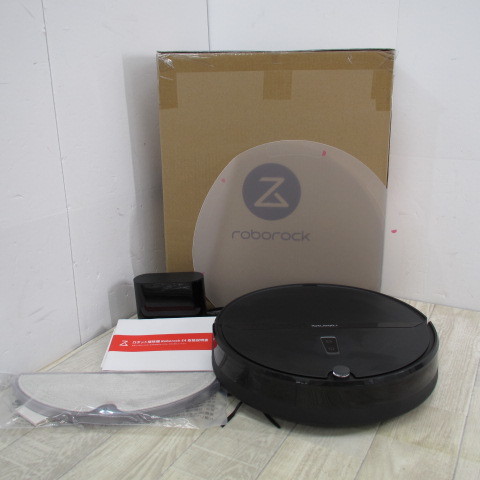 6276PB【美品】ロボロック(Roborock) E4 黒 ロボット掃除機 水拭き