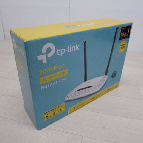 7419PS【未使用】TP-Link WiFi ルーター 無線LAN親機 11n N300 300Mbps TL-WR841N