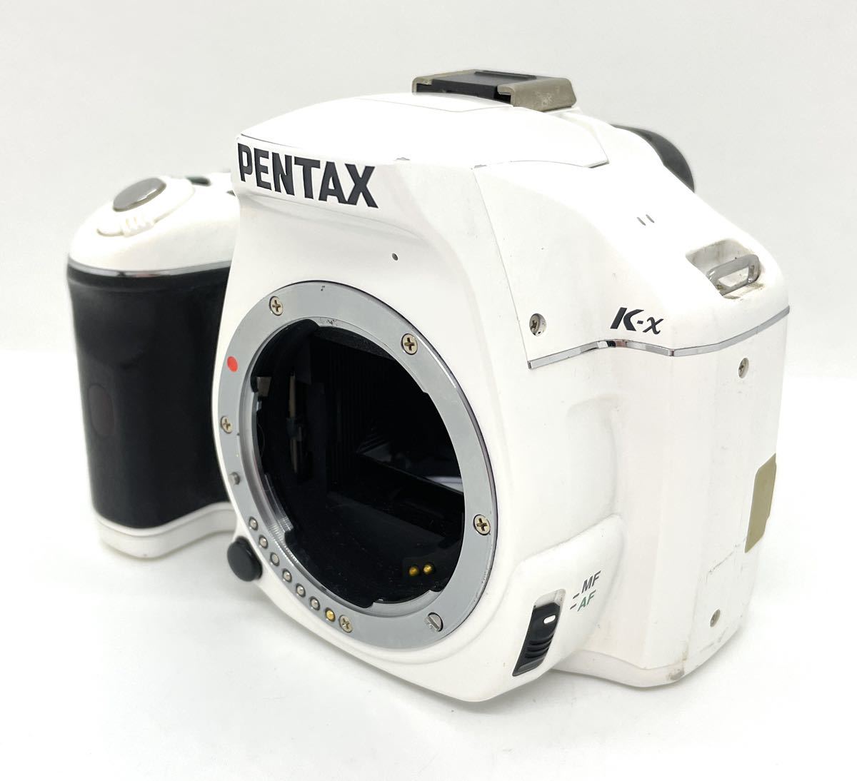 PENTAX K-X Wズームキット WHITE ジャンク品 品数豊富! PENTAX ジャンク品 WHITE Wズームキット K-X デジタルカメラ