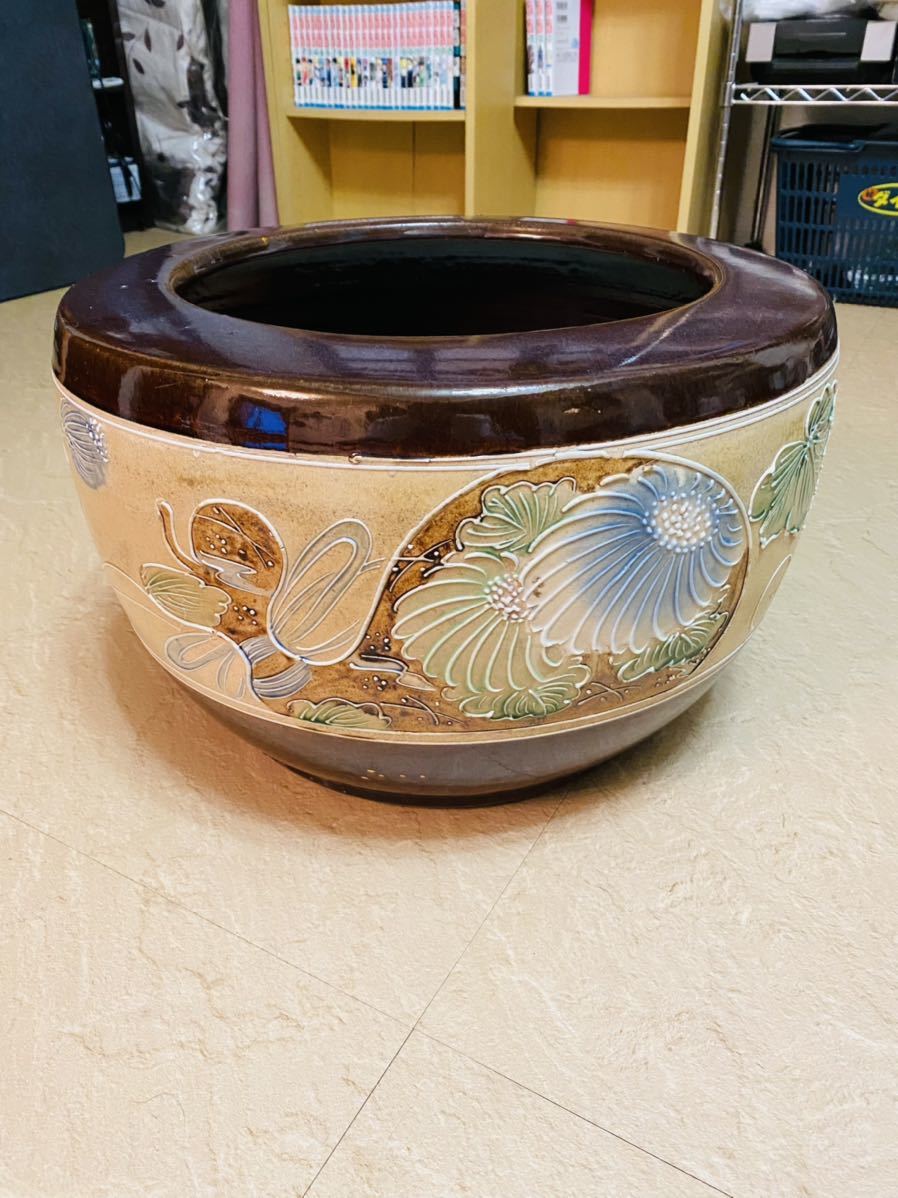 火鉢!金魚鉢 メダカ鉢 金魚やメダカにも!睡蓮鉢 古民具 火鉢!金魚鉢 メダカ鉢 金魚やメダカにも!睡蓮鉢 古民具
