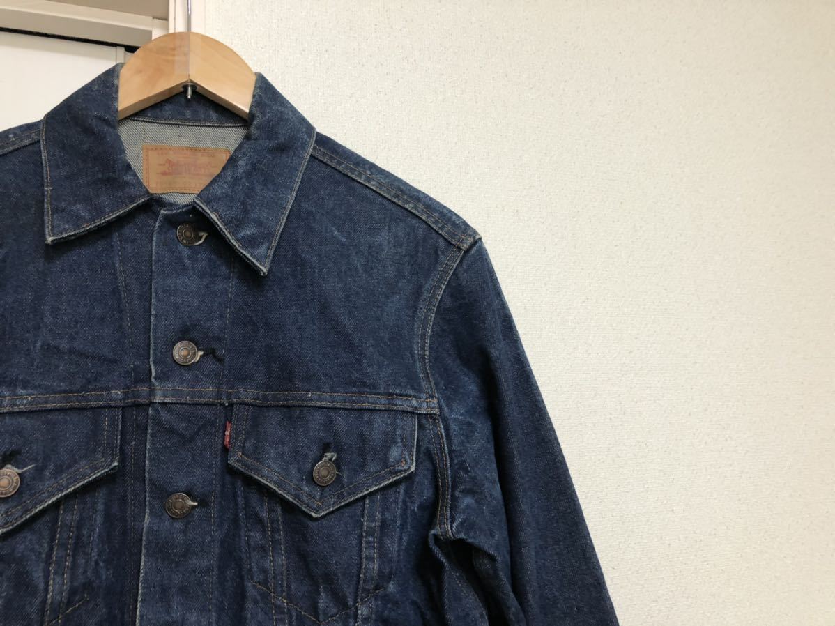 70sヴィンテージ ！MADE IN USA Levi's リーバイス70505-0217e 3rd 4thUSA製 デニムジャケットジージャン size38_画像3