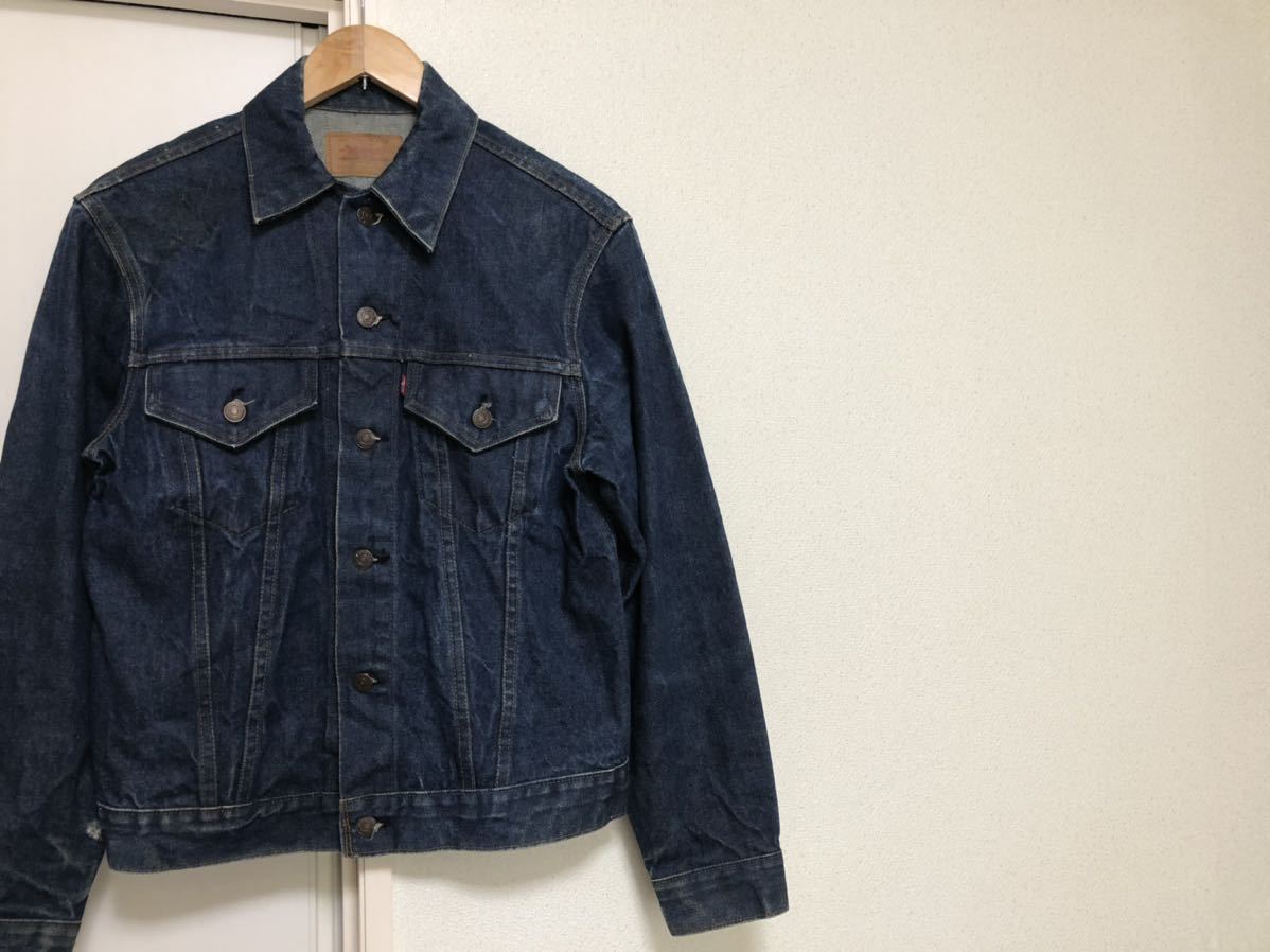 70sヴィンテージ ！MADE IN USA Levi's リーバイス70505-0217e 3rd 4thUSA製 デニムジャケットジージャン size38_画像1