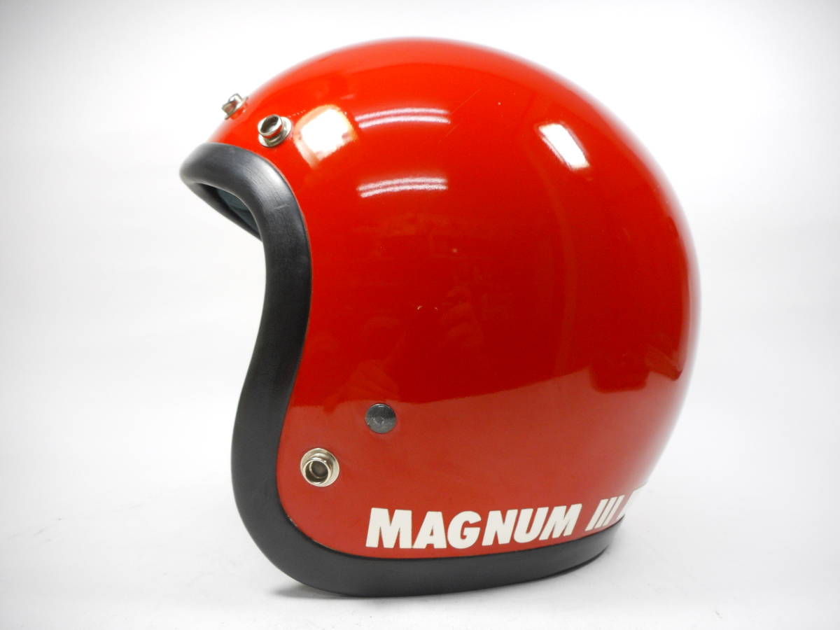 好評受付中 レア Sシェル 70s BELL MAGNUM 3 ジェットヘルメット 目深加工済み M 70年代 ベル マグナムIII 500TX RT  MAG3 ナックルヘッド パンヘッド lacistitis.es