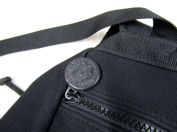 S2366:MARY QUANT Mary Quant bag / black / rucksack nylon lady's rucksack bag 