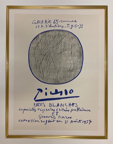 [ special price ] {pabro* Picasso } lithograph [ lithograph ] PATES BLANCHES 1959 year PABLO PICASSO