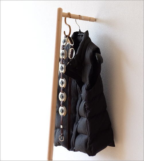  hanger rack establish .. coat hanger coat .. slim stylish wooden simple entranceway natural tree wood Western-style clothes .. single bar hanger 