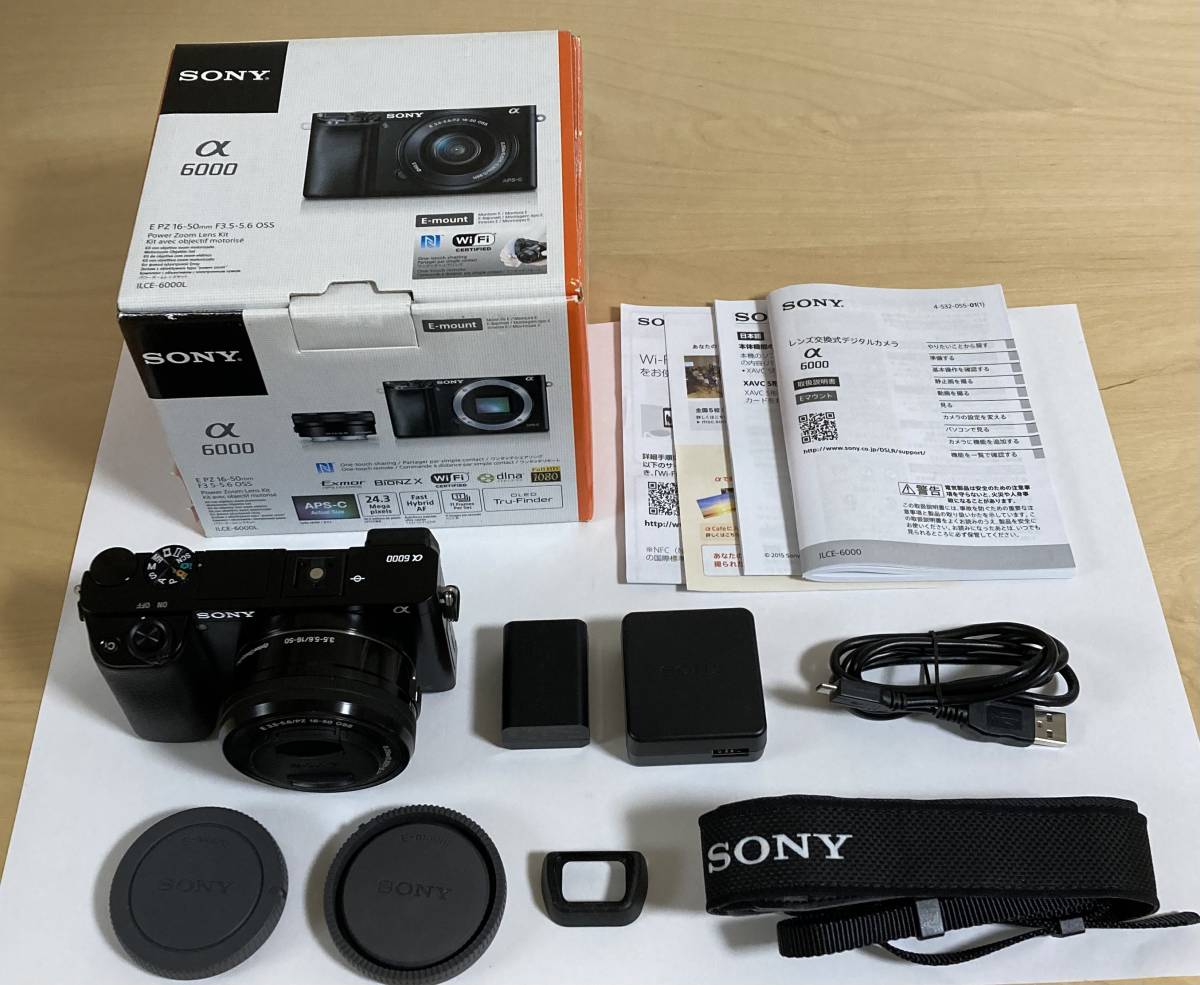 人気の雑貨 SONY ILCE-6000L-B ミラーレス　a6000 デジタルカメラ
