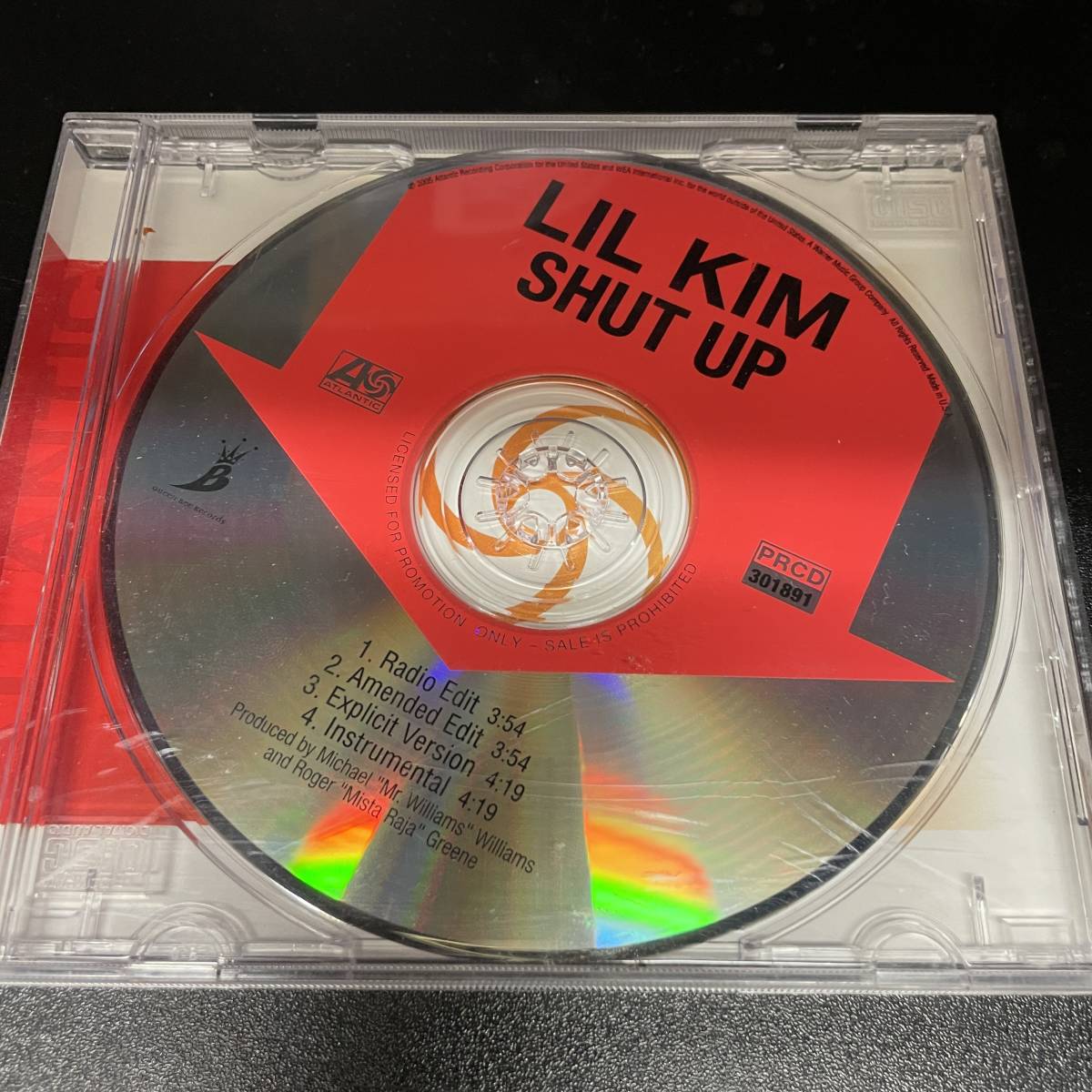 ● HIPHOP,R&B LIL KIM - SHUT UP シングル, 4 SONGS, INST, 2005, PROMO CD 中古品_画像1