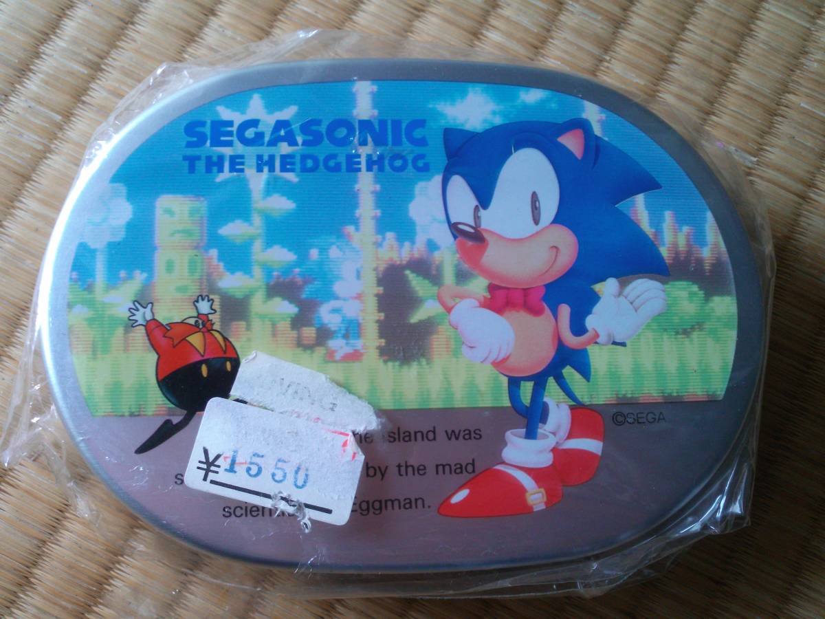 ★未使用品★昭和レトロ アルミ弁当箱 セガソニック SEGA SONIC 長期保管_画像1